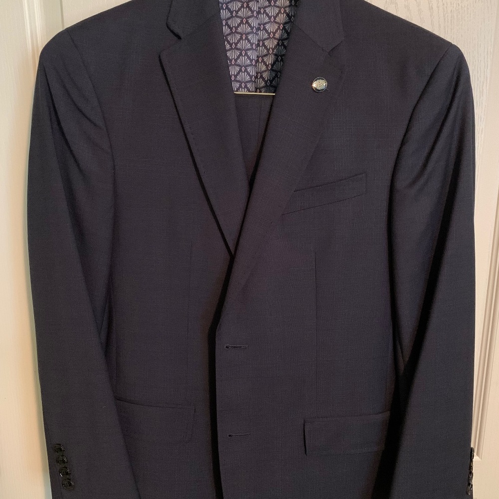 Ted Baker Navy 2 Button Suit